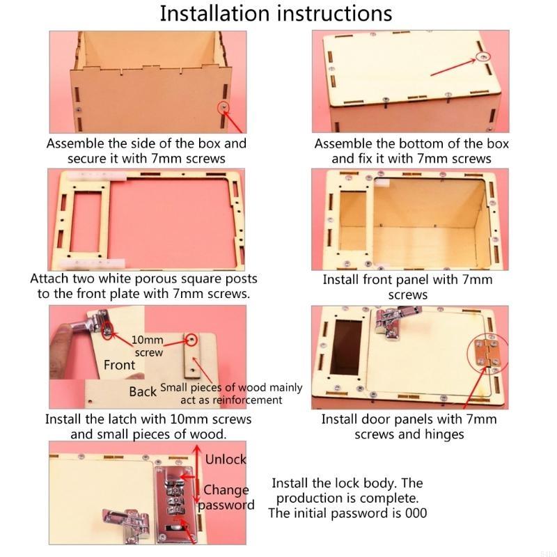 Science Project Toys Making - 54DA DIY наборы для изготовления сейфов,
