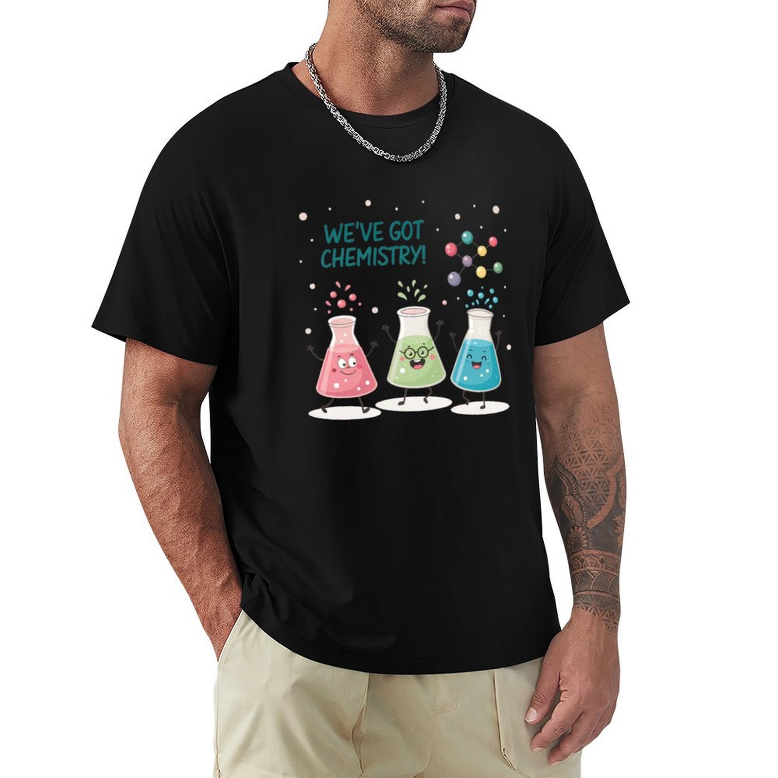 Science Buddy - Футболка Science Beaker Buddies, дышащая футболка