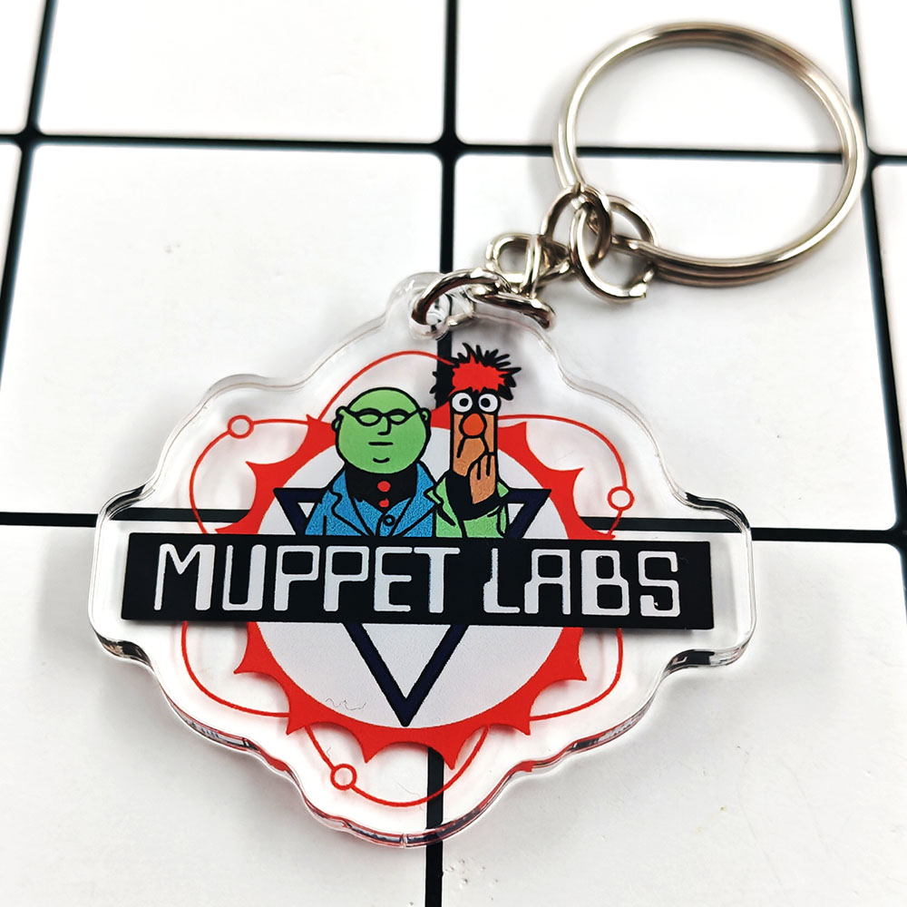 Science Bob - Прозрачный пластиковый брелок Muppet Labs с