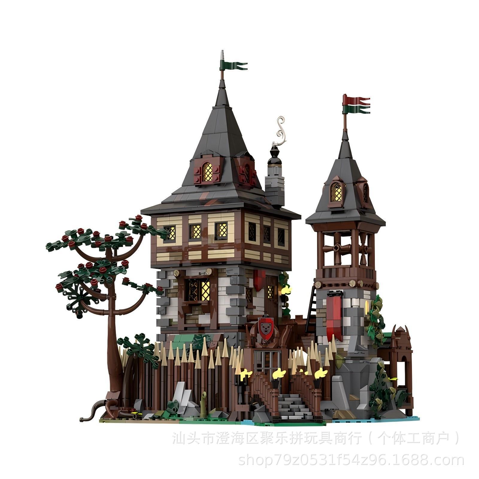 Hobby Is Science - MOC Bear King Castle Мозаика Строительный