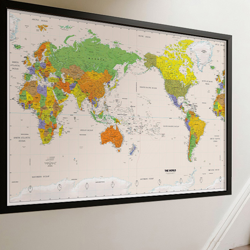 Star Map Poster - Настенная карта, полиэстер, карта мира без