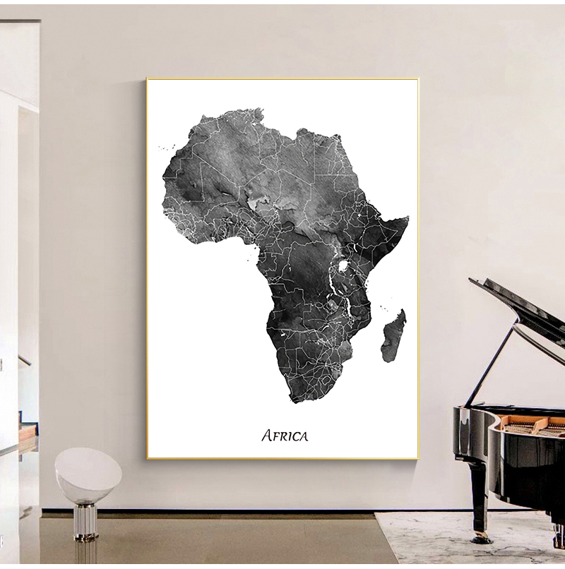 Плакаты и принты карты Африки, – обзор и цена Star Map Poster