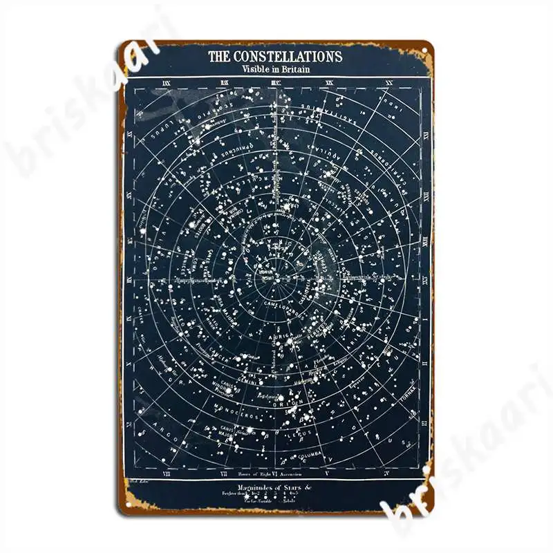 Винтажный плакат с изображение – обзор и цена Star Map Poster