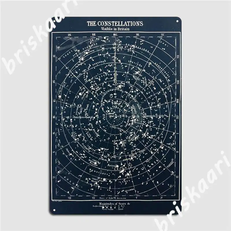 Винтажный плакат с изображение – обзор и цена Star Map Poster