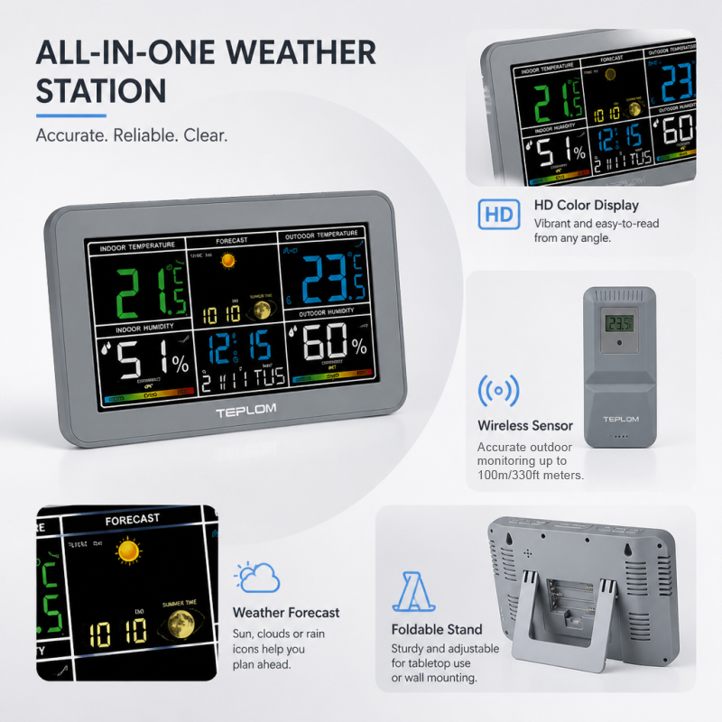 Многофункциональная цифровая м – обзор и цена Weather Station Indoor