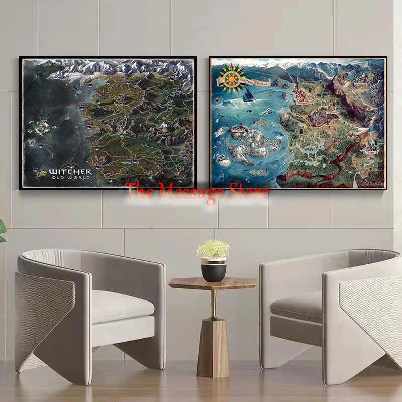 Карта мира ведьм, континенталь – обзор и цена Star Map Poster