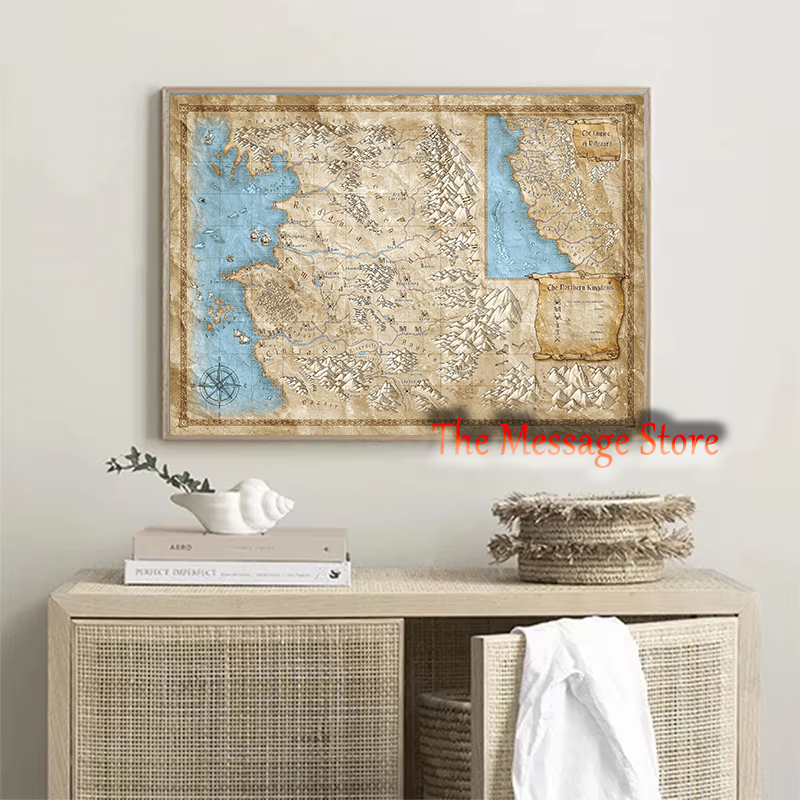 Карта мира ведьм, континенталь – обзор и цена Star Map Poster