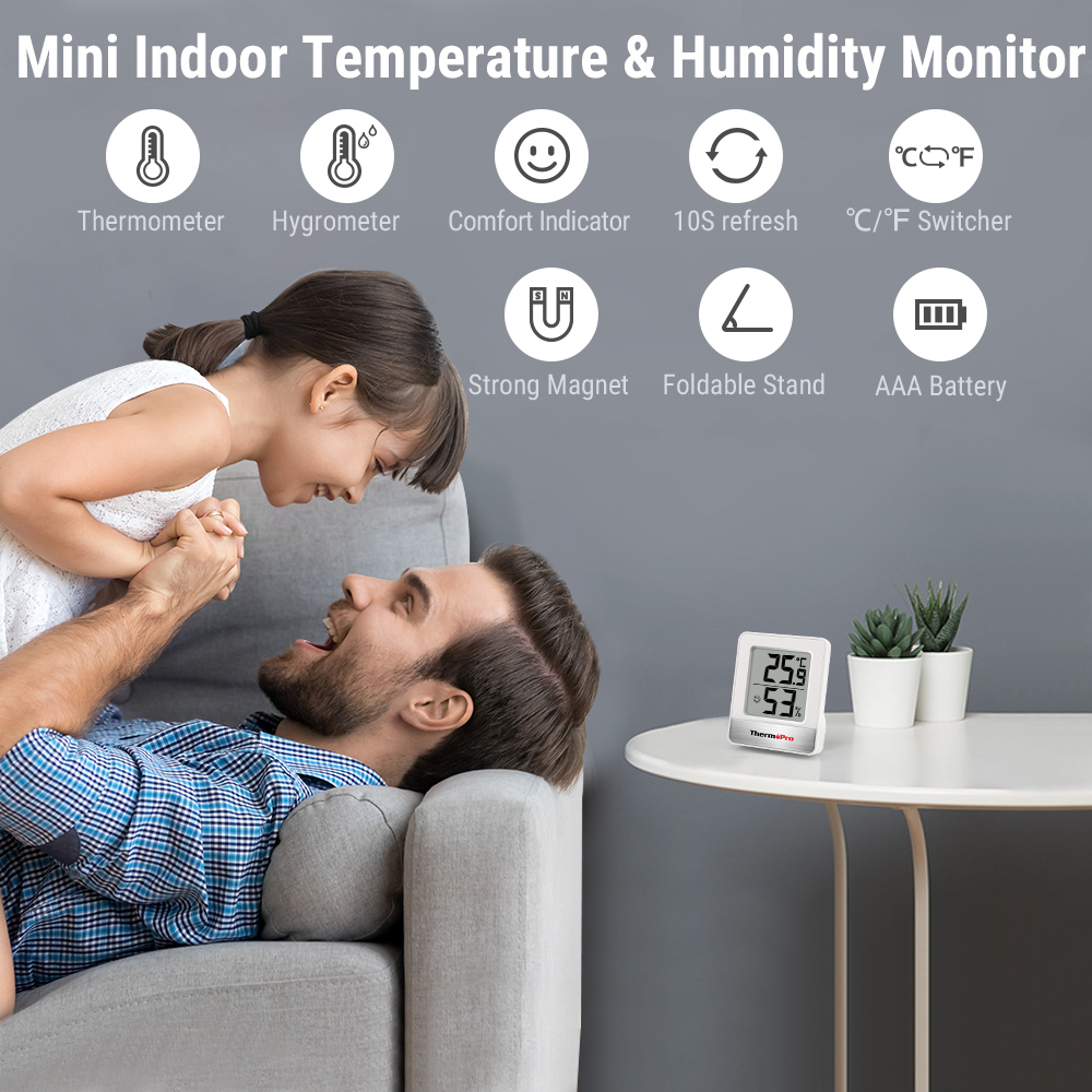 ThermoPro TP49 Мини-метеостанц – обзор и цена Weather Station Indoor