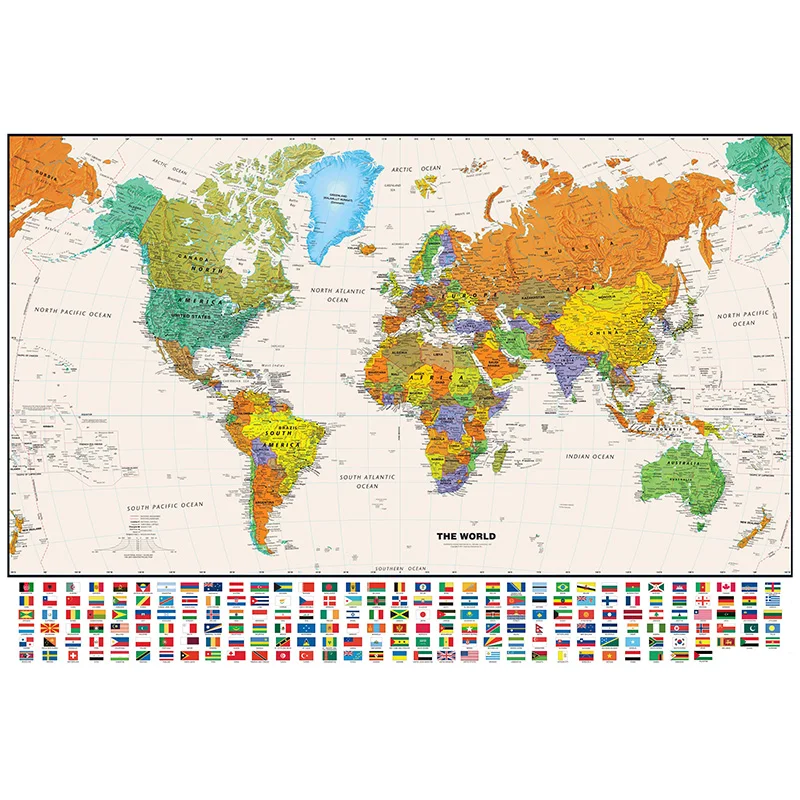 100*70 см карта мира классичес – обзор и цена Star Map Poster