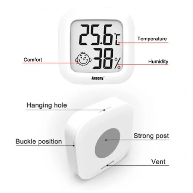 Цифровой ЖК-термометр-гигромет – обзор и цена Weather Station Indoor