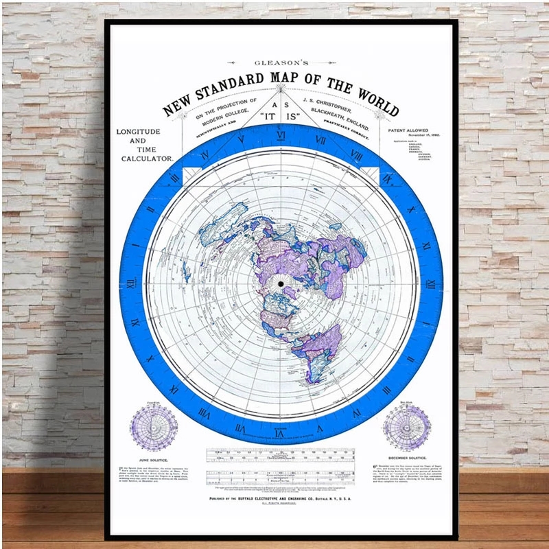 Плакат и принты 1892, плоская  – обзор и цена Star Map Poster
