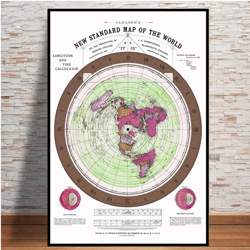 Плакат и принты 1892, плоская  – обзор и цена Star Map Poster
