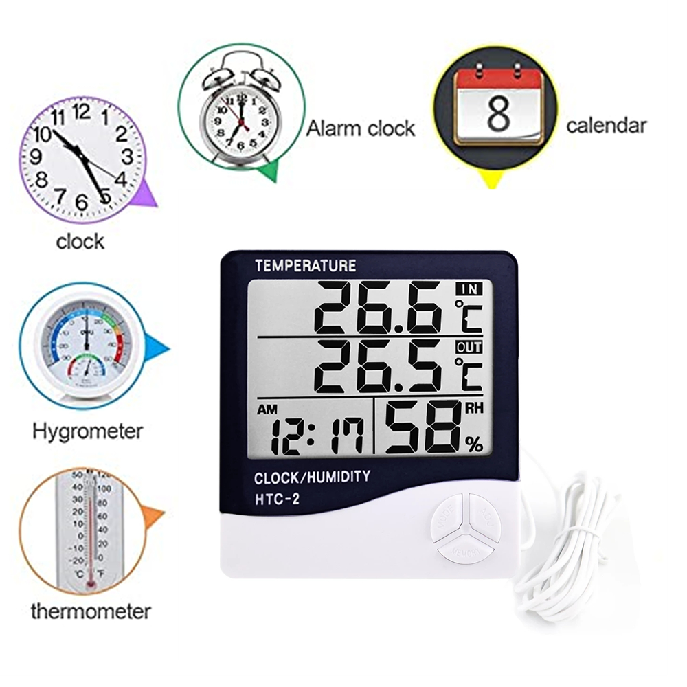 НОВЫЙ ЖК-электронный цифровой  – обзор и цена Weather Station Indoor